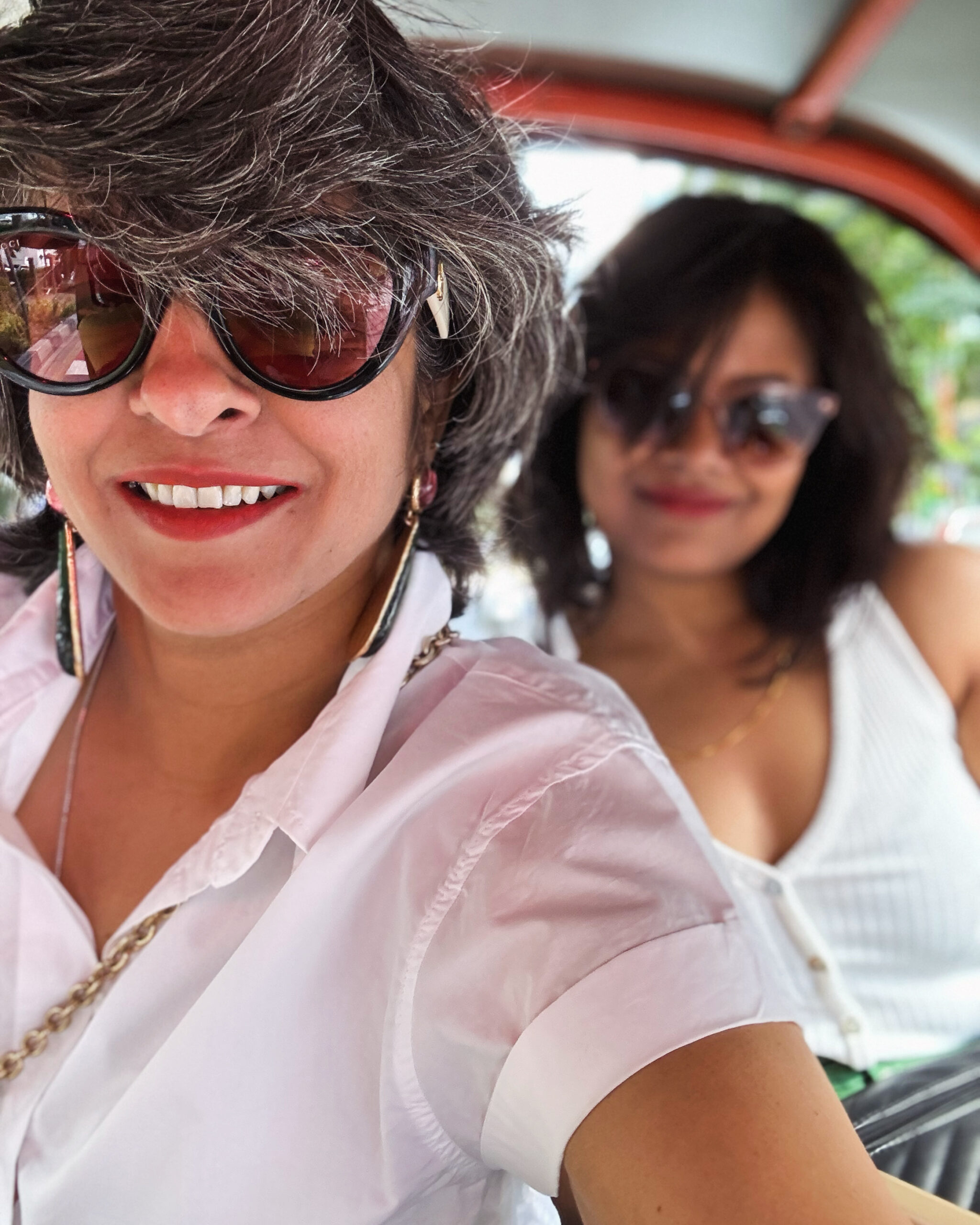 Two women friends travelling together instead of solo in India